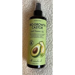 2-Pack PHARM TO TABLE - PRO-GROWTH CASTOR CURL LEAVE-IN WITH AVOCADO OIL 8 fl oz